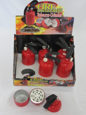 PH-1801 -- CASE OF 6pcs DISPLAY 3 PARTS FIRE EXTINGUISHER GRINDER 43mm ($4.90 ea)