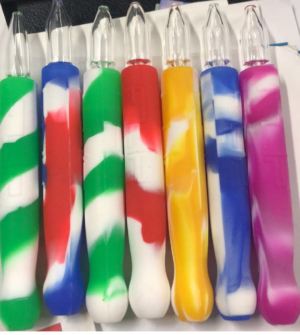 SCH-02 -- 3.4" ASSORTED COLOR 2-IN-1 CHILLUM/NECTAR