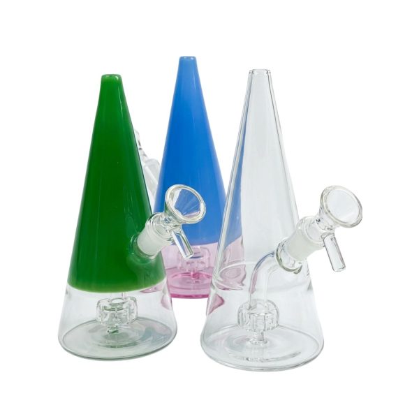 Assorted Color Cone Shaped Waterpipes 7" Assorted Color