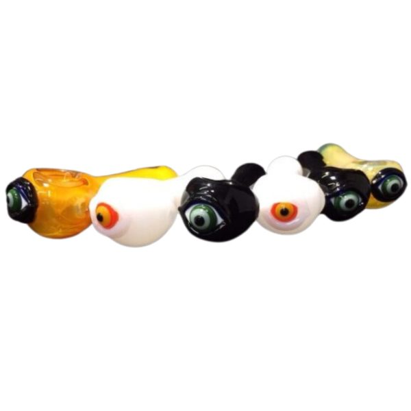 Character Handpipes Eye Ball 4" Assorted Color