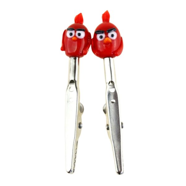 Red Angry Bird Clips Red Case of 5