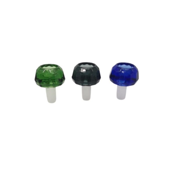 Assorted Color Mushroom Cuts 14mm Assorted Color Case of 5