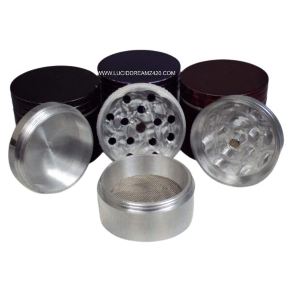 Solid Top Grinder 4 Parts 2" Case of 10