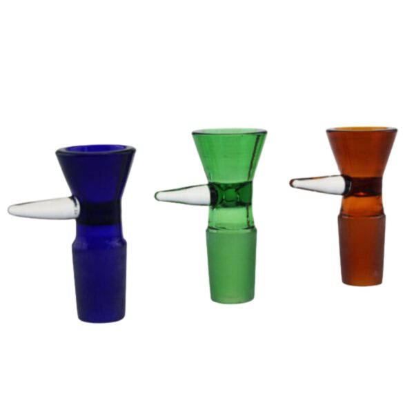 Color Bowl With Handle 14mm Assorted Case of 5