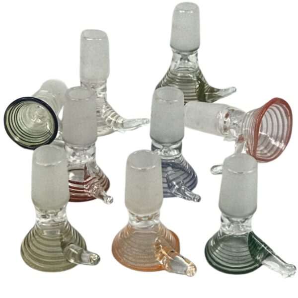 Local Blown Assorted Color Bowl 14mm Assorted Color Case of 10