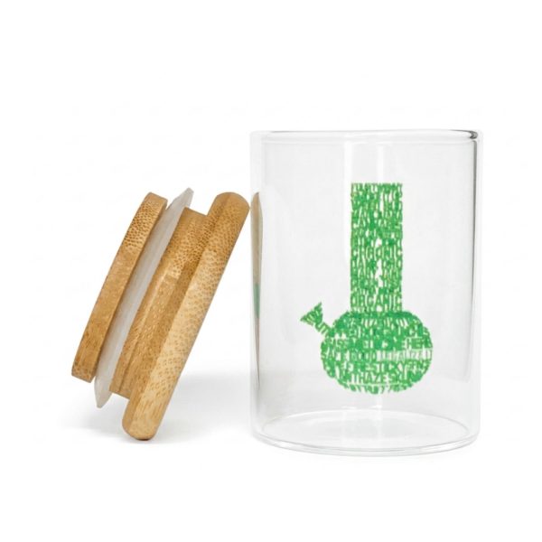 Glass Logo Jar Med Medium Case of 12