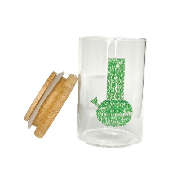 Glass Logo Jar Large Large Case of 6
