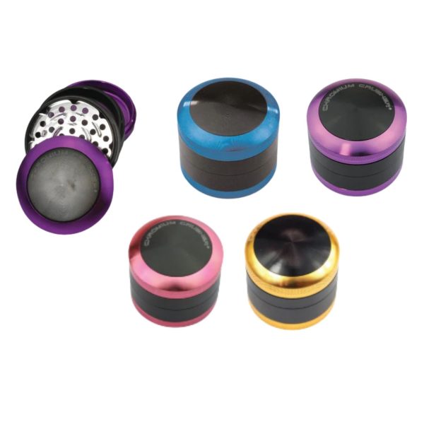 4 Parts CNC Chromium Crusher 2.0" Case of 10