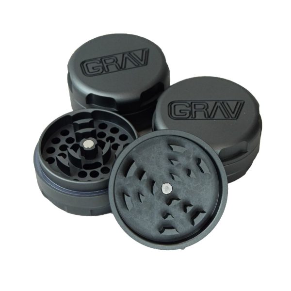 3 Parts 24mm Grav Grinder 24mm Case of 10