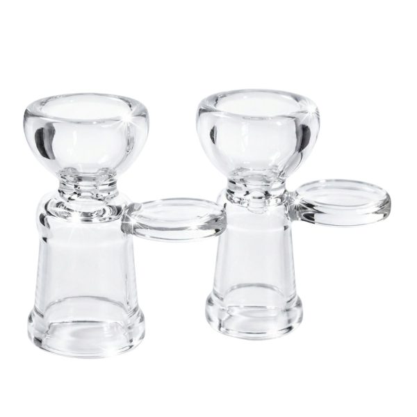 Female Clear Bowl Fits On Male WP 19mm Clear Case of 10