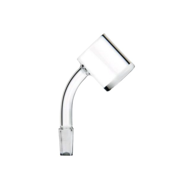 Flat Top Glass Banger 45 Degrees Fits On Female WP 3mm Thickness Male Case of 5
