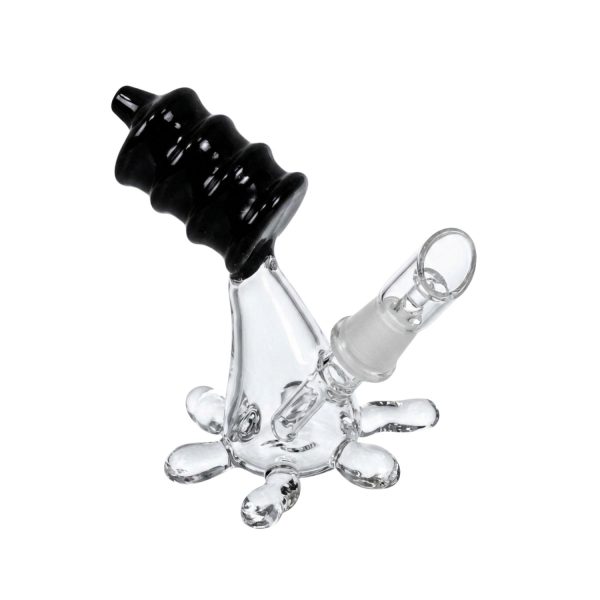 Six Dragon Foot With Black Mouth Oil Rig 5" Black Mouth
