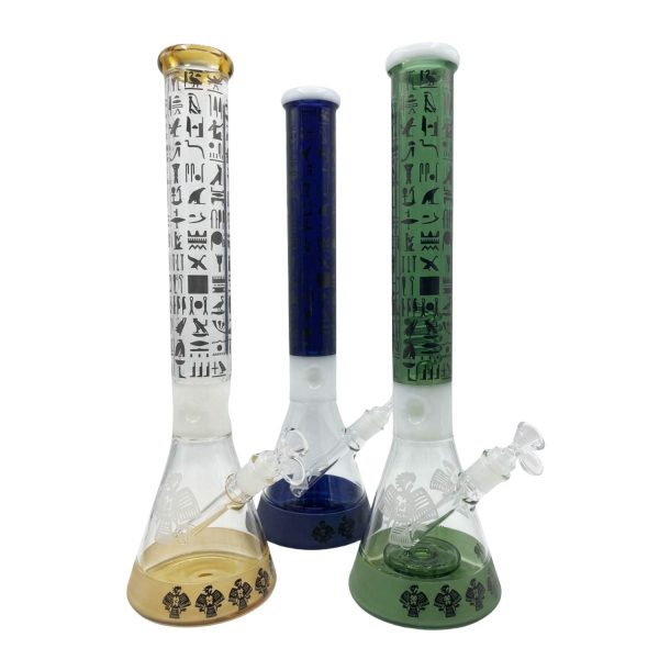 Beaker Pharoah Design With Ice Catcher GOG WP 18" 1050gms