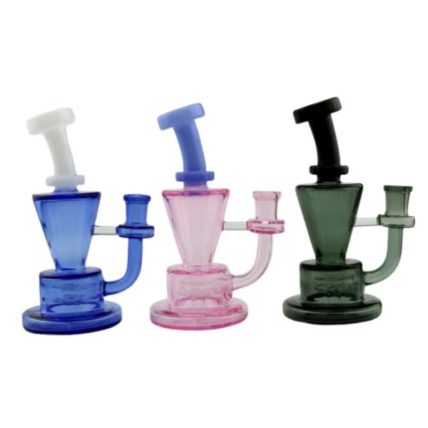 V-Shaped GOG Bubbler 7" 230gms Assorted Color
