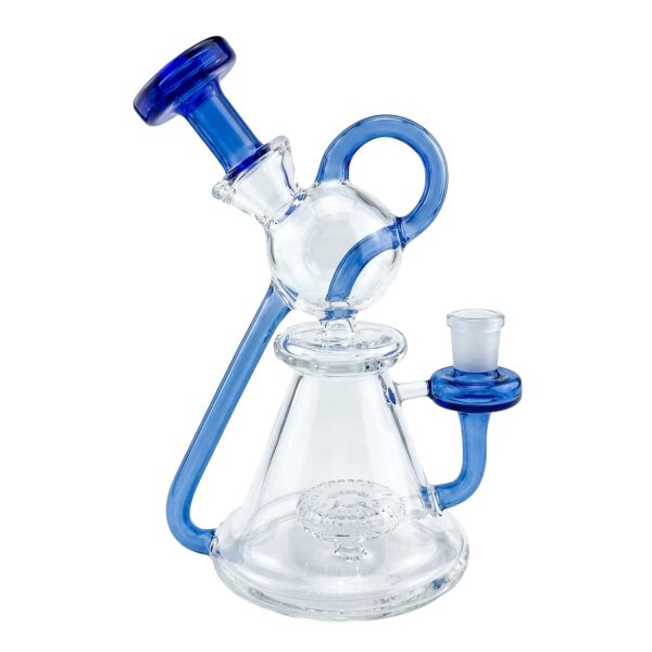Recycler Bubbler GOG Waterpipe 8" 330gms Assorted Color