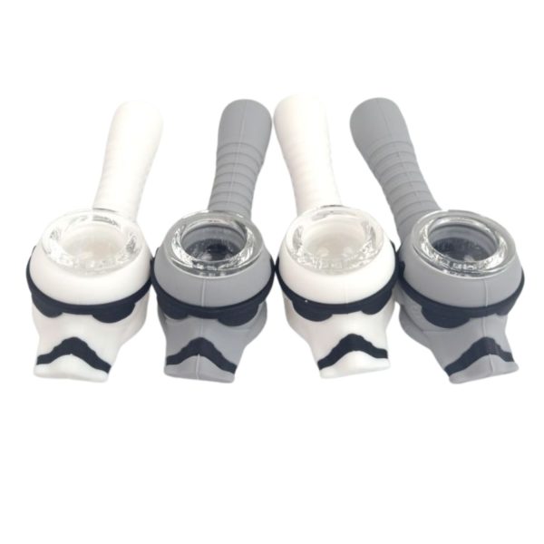 Trooper Style Silicone HP With Glass Screen 4.1" Assorted Color