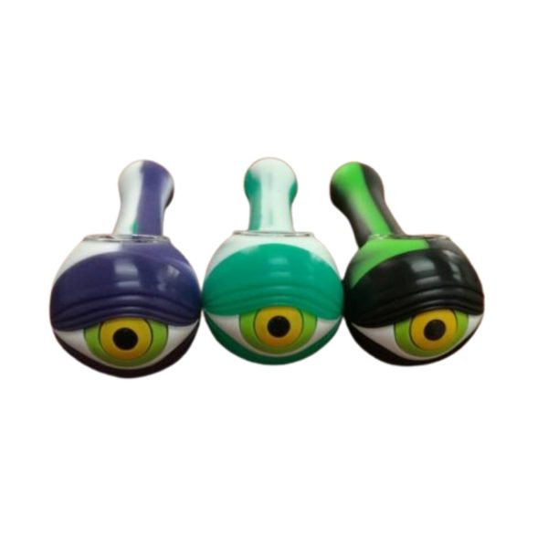 Eye-Ball Head Style Silicone HP With Glass Screen 4.3" Assorted Color