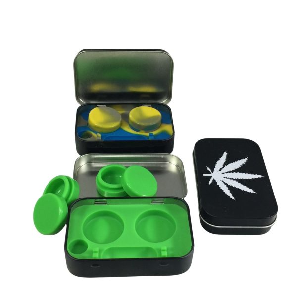 Silicone Tray Kit With 2 Silicone Container Case of 3
