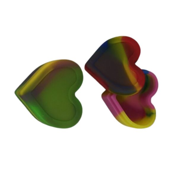 Silicone Heart Jar 2" Case of 5