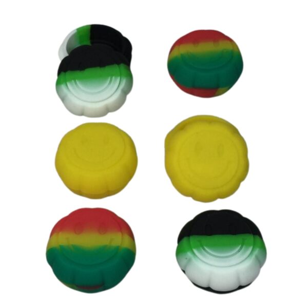 Pumpkin Smiley Silicone Jar 6ml Case of 5