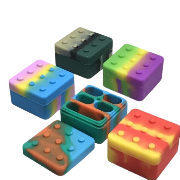 Square Silicone Multiholder Container 50mm x 50mm x 30mm Case of 5