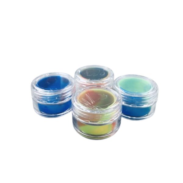 Round Silicone Glass Container 26mm Case of 5