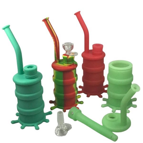 Silicone Bubbler 8" Assorted Color