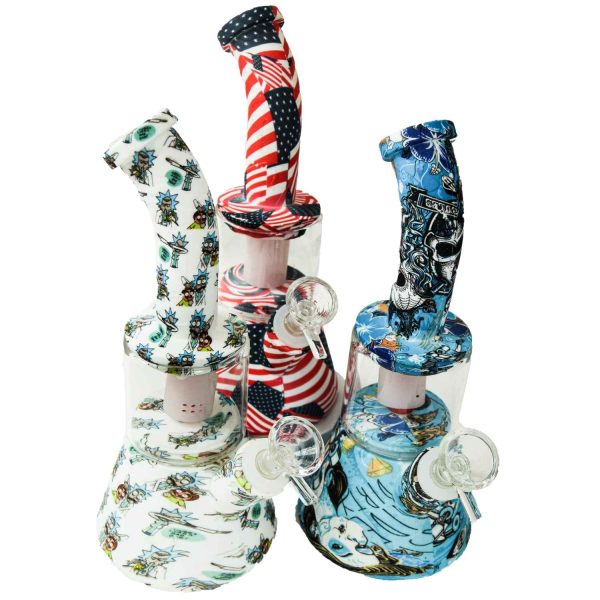 Silicone Beaker 9.5" Assorted Color Design