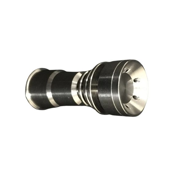 2-in-1 Domeless Titanium Nail 19mm/14mm Female Fits On Male WP 19mm/14mm Female